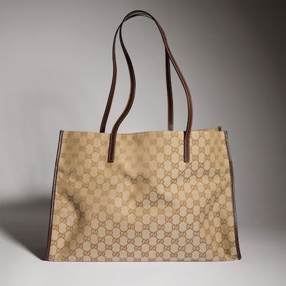 Women's Large Londra Tote Bag With GG Canvas And Zip Compartment