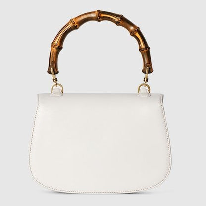 Women's Small Bamboo 1947 Bag With Soft Grainy Leather And Click Closure
