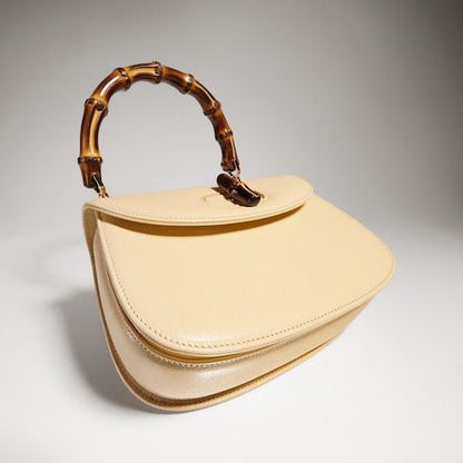 Women's Small Top Handle Bag With Soft Grainy Leather And Click Closure