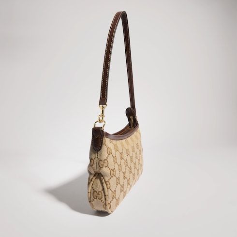 Gossip Small Shoulder Bag With GG Canvas