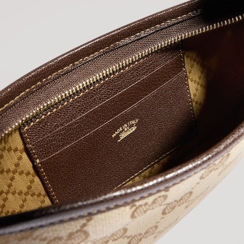 Gossip Small Shoulder Bag With GG Canvas