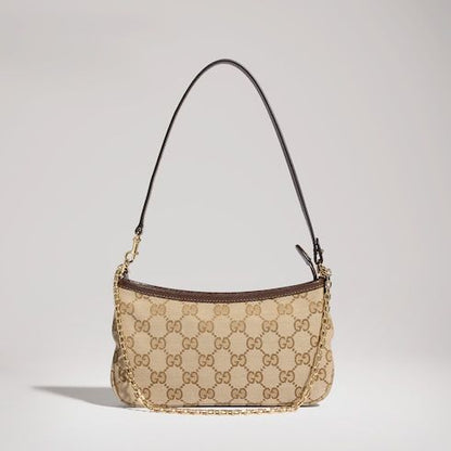 Gossip Small Shoulder Bag With GG Canvas