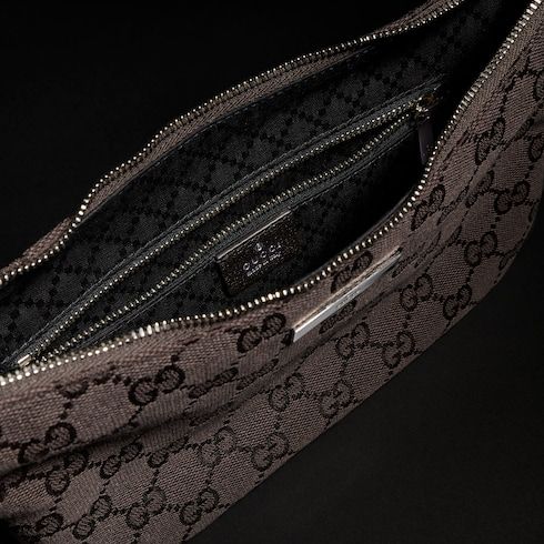 Small Shoulder Bag With GG Canvas And Additional Strap