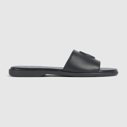 Women's Slide Sandal with Double G