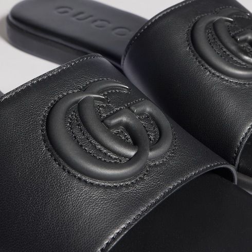 Women's Slide Sandal with Double G