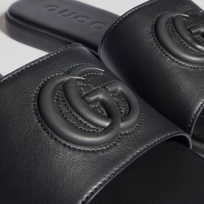 Women's Slide Sandal with Double G