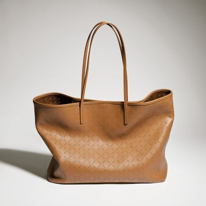 Women's Large Tote Bag With Perforated GG Leather