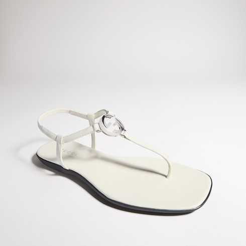 Women's Thong Sandal with Interlocking G