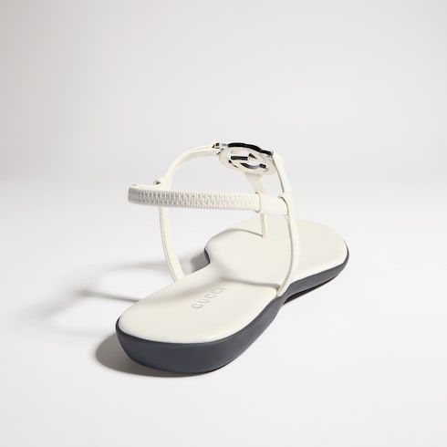 Women's Thong Sandal with Interlocking G