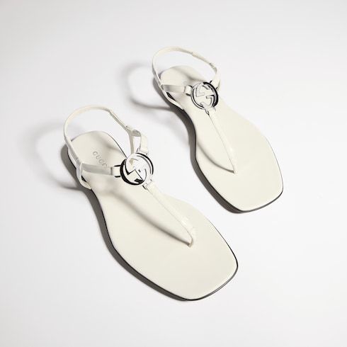 Women's Thong Sandal with Interlocking G