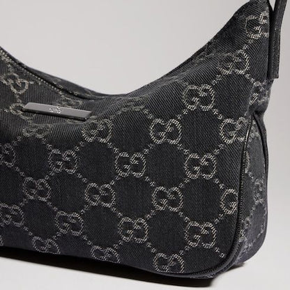 Lady Lunetta Small Shoulder Bag GG Denim