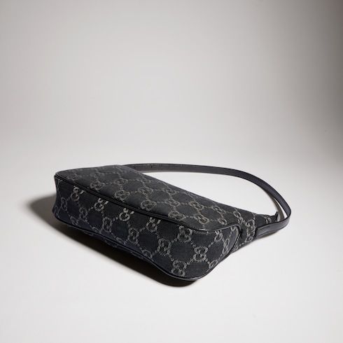 Lady Lunetta Small Shoulder Bag GG Denim