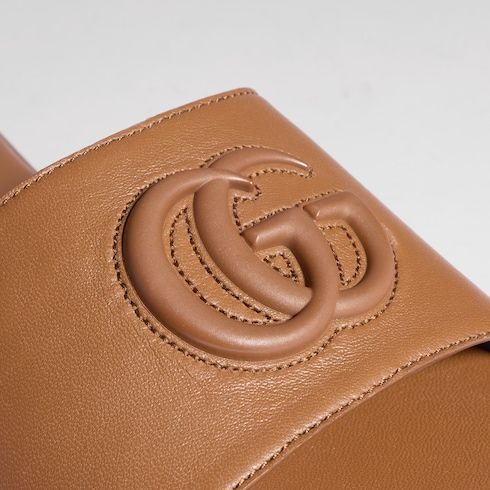Women's Slide Sandal with Double G