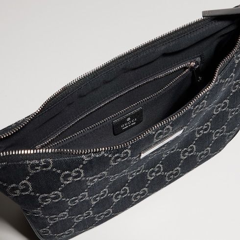 Lady Lunetta Small Shoulder Bag GG Denim