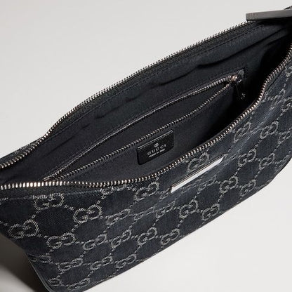 Lady Lunetta Small Shoulder Bag GG Denim