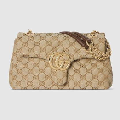 Small Shoulder Bag With Canvas