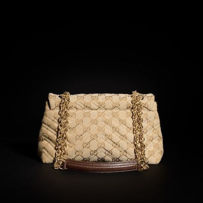 Small Shoulder Bag With Canvas