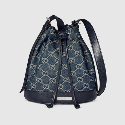 Venice Small Bucket Bag GG Denim