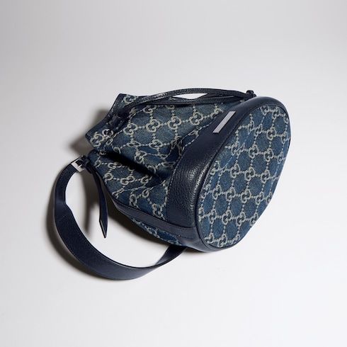 Venice Small Bucket Bag GG Denim