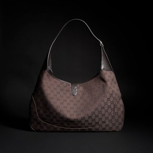 Men's Large Crossbody Bag With GG Canvas And Detachable Strap