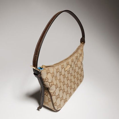 Lady Lunetta Small Shoulder Bag With GG Canvas