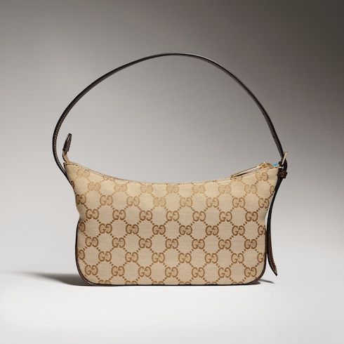 Lady Lunetta Small Shoulder Bag With GG Canvas