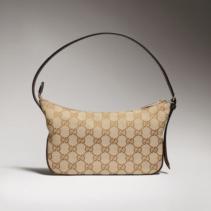 Lady Lunetta Small Shoulder Bag With GG Canvas