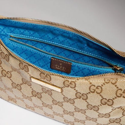 Lady Lunetta Small Shoulder Bag With GG Canvas