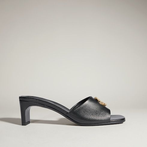 Women's Slide Sandal with Double G
