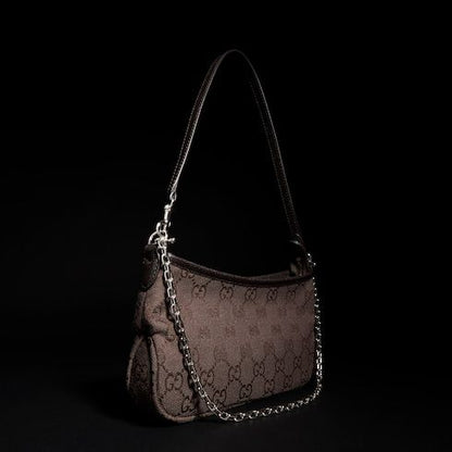 Small Shoulder Bag With GG Canvas And Additional Strap