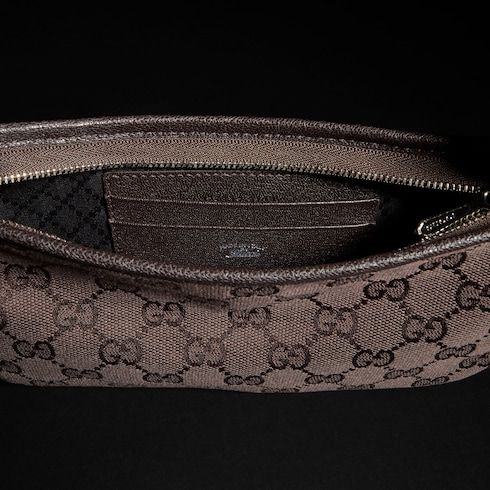 Small Shoulder Bag With GG Canvas And Additional Strap