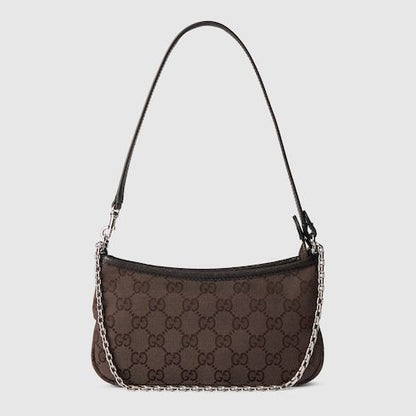 Small Shoulder Bag With GG Canvas And Additional Strap