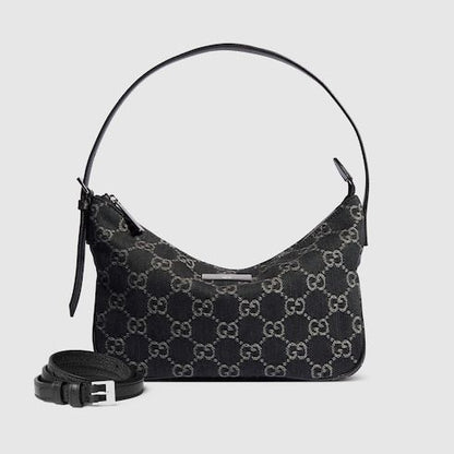 Lady Lunetta Small Shoulder Bag GG Denim