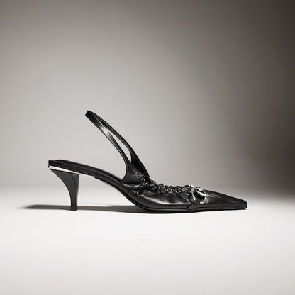 Women's Vittoria Slingback Pump with Elastic