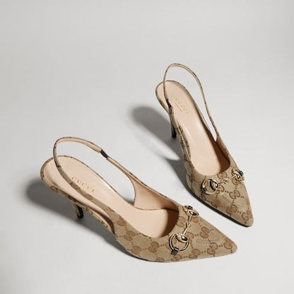 Women's Slingback Pump with Horsebit