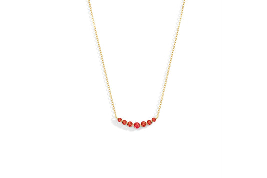 Birthstone Arc Necklace