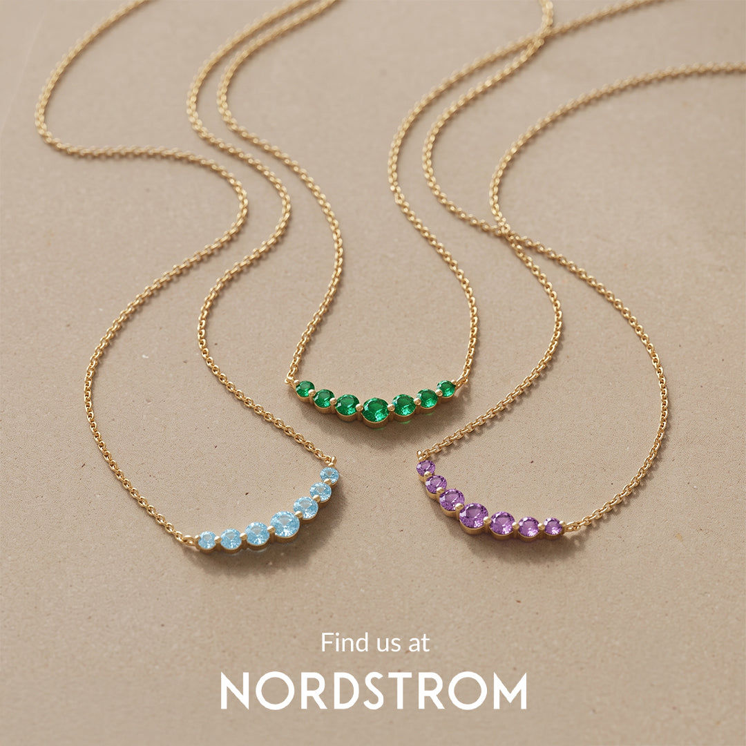 Birthstone Arc Necklace