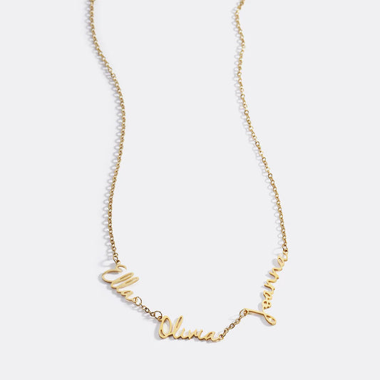 Fairy Multiple Name Necklace