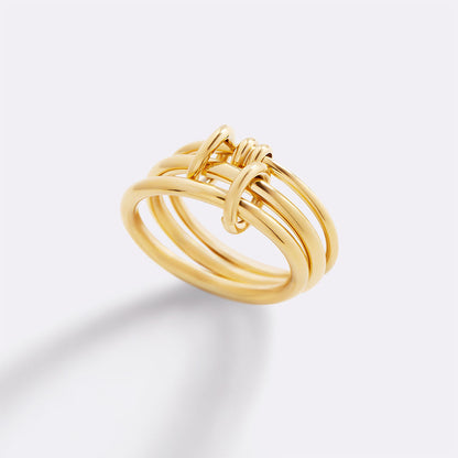 Linked Statement Fidget Ring