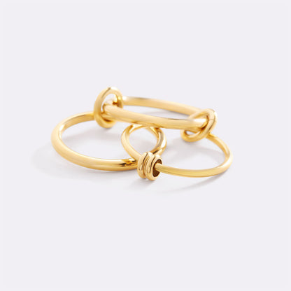 Linked Statement Fidget Ring