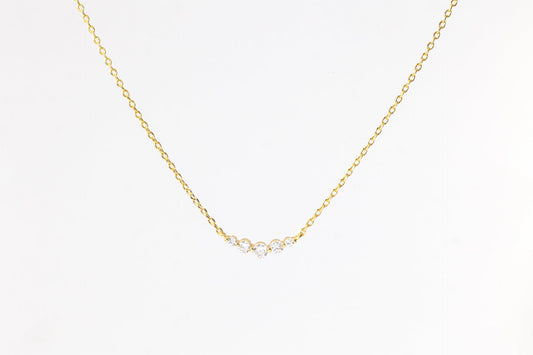 Mini Arc Diamond Necklace