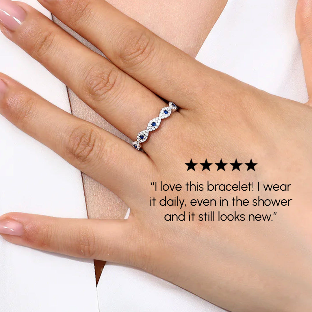 Pave Evil Eye Ring