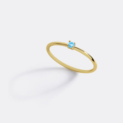 Dainty Birthstone Stacking Ring