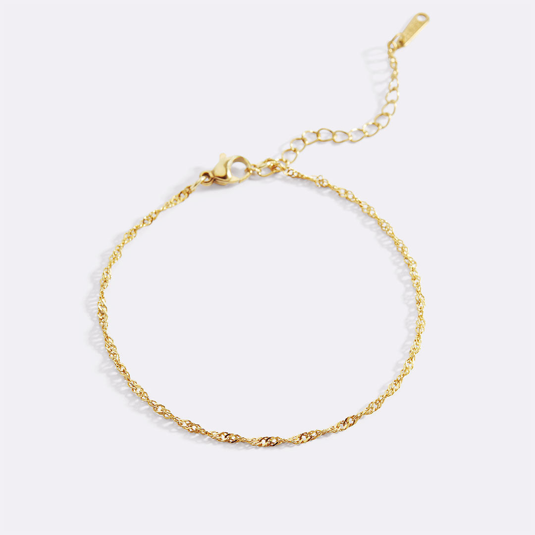Singapore Twist Chain Bracelet