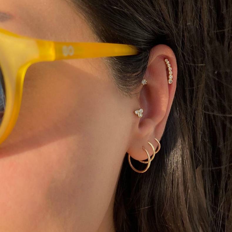 Classic Cartilage Hoop Earrings