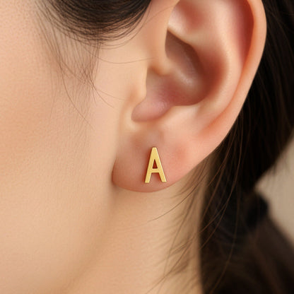 Skinny Initial Earrings