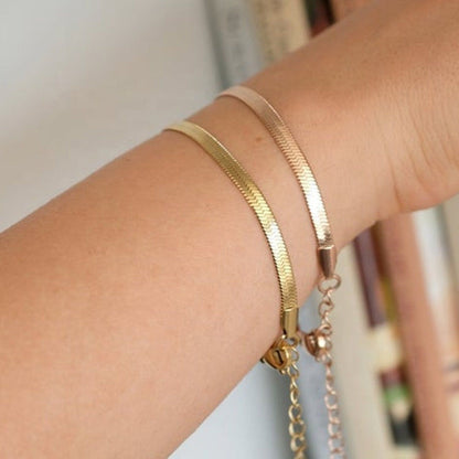Herringbone Chain Bracelet