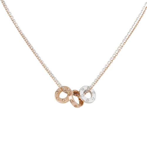 Love Cubic Zirconia Pendant Necklace