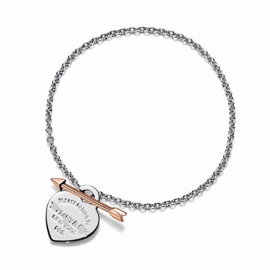 Return To T Lovestruck Heart Tag Bracelet