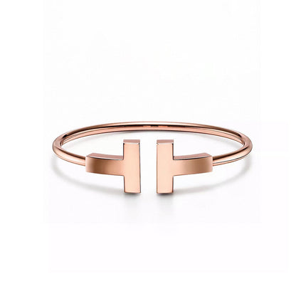 Architect T Open Bangle Bracelet